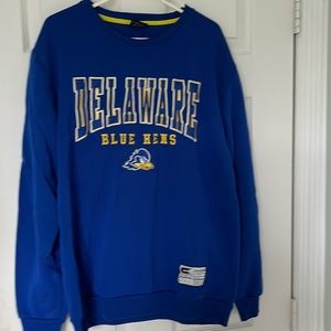 Delaware University Blue Hens sweatshirt size large